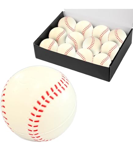 High Density Foam Practice Baseballs - 3oz Pitching Machine Balls For ...