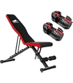 Amazon | 商品 トレーニングベンチ＋可変式 ダンベル 24kg