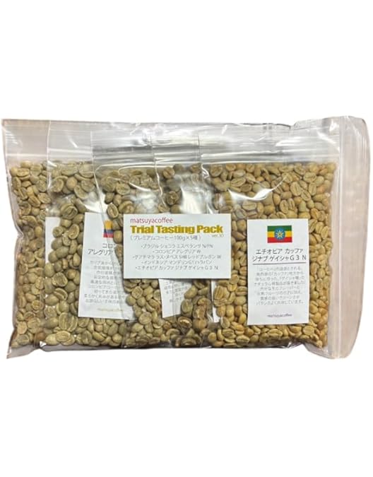 Amazon.co.jp: 生豆倶楽部 コーヒー生豆 プレミアム 厳選セレクト5農園