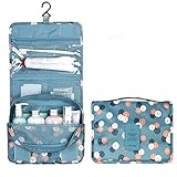 トラベルポーチ 洗面用具入れ 化粧ポーチ 旅行bag バスルームポーチ マジックテープ フック付き 収納バッグ コスメポーチ吊り下げ 旅行 便利グッズ 小物整理 プレゼント ギフト (DAISY MN