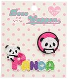 ツイン ワッペン カラフルパンダ