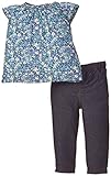 カーターズ carter's アパレル basic line チュニック パンツ セット フラワー デニム ブルー 綿 121D130 【並行輸入品】 9ヶ月