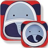スキップホップ 食器セット ボウル プレート ゾウ [並行輸入品]