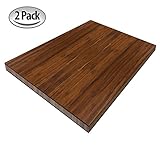 Teragren Java Caramelizedパネルシェルフ3 / 4 " Thick – Choose yourサイズ – 2パック Wide: 15" CNC-2SHELV-TERA/JAVA