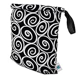 Planet Wise Roll Down Wet Diaper Bag, Midnight Curl, Medium by Planet Wise