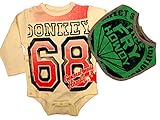 ロンパース＆ビブのセット　60～70ｃｍ 　スタイ　よだれかけ　出産祝いに