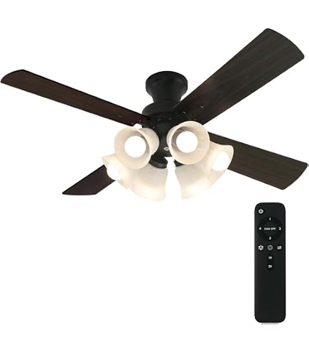 Amazon | オーデリック LEDシーリングファン(LED電球一般形4.5W×6