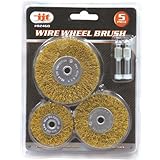 IIT 82460 Wire Wheel Brush Set, 5-Piece by IIT