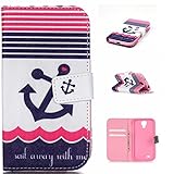 UNEXTATI Galaxy S4 ケース 高級 PUレザー 手帳型ケース 液晶保護 カバー カード収納 Samsung GalaxyS4 用 Case Cover (ピンク #2)