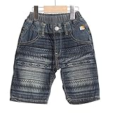 クリフメイヤー キッズ 総柄デニムショーツ 110cm # 11454010K