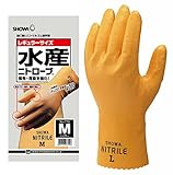 ［ショーワグローブ］オールコート手袋【水産ニトローブ】（10双入り・ニトリルゴム）《035-770・M》
