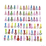 40個ヘアクリップTies Accessaries for Kid Baby Girl Children with動物花フルーツパターン 1.4 inch