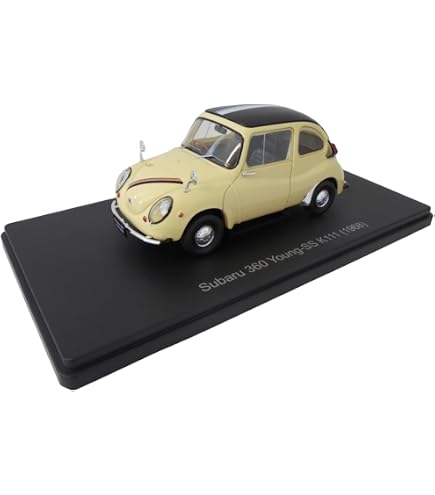Amazon | エブロ 1/12 スバル360 1963 アイボリー 完成品 | ミニカー