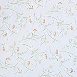 Takarafune 壁紙 はがせるDIY壁紙シール 花柄 ウォールステッカー インテリア 防水シール 45cm×10m