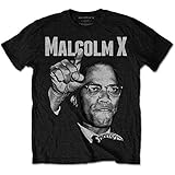 Rock Off Trade XL Adult 's Malcolm X XメンズTシャツ