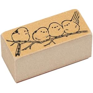 ぼく、シマエナガ。 × 田丸印房 コラボ シマエナガ スタンプ BT-001