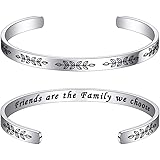 M MOOHAM Bracelets for Women - Engraved Quote Inspirational Bracelet Birthday Christmas Funny Gifts for Best Friend, Daughter