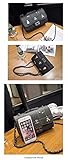 Mutell（TM）女性ヴィンテージPUレザーショルダーバッグブランドデザイナー掛け金チェーンメッセンジャーバッグヨーロッパやアメリカのスタイルのソリッドショルダーバッグ