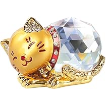 【即購入ok】ヒマラヤ水晶の招き猫｜開運・金運・浄化 Amazon.co.jp: Sweeml 風水 水晶 猫 クリスタル 置物 開運 金運