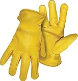 Boss 4085L Large Unlined Premium Grain Deerskin Driver Gloves [並行輸入品]