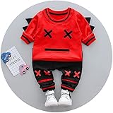 Pojour ベビー服 女の子男の子 上下セット キッズ 赤ちゃんパジャマ 丸首　シャツ+ロングパンツ スポーツスーツ 長袖 春秋 出産祝い