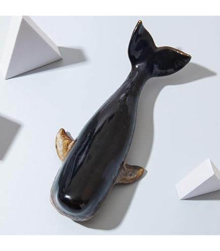 Amazon.co.jp: 貯金箱 陶器 くじら 可愛い インテリア オブジェ