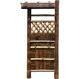 天然竹垣　虎平割屋根垣　幅2尺　W60cm×H170cm