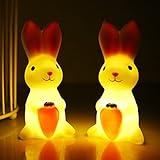 子供2人のための空腹のバニーナイトLEDランプ（1組）/ Hungry Bunny Night LED Lamp For Children 2 EA (one pair) [並行輸入品]