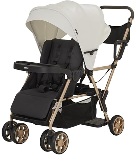 Amazon | KATOJI ベビーカー 二人でゴーDX レインカバー付 (オニキス