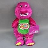 Best Pal Barney the Dinosaur 12 ' PlushミュージカルSinging Colorful World人形