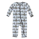 Kickee Pants SHIRT ベビー・ガールズ ベビー・ボーイズ US サイズ: 18-24 Months カラー: グレー