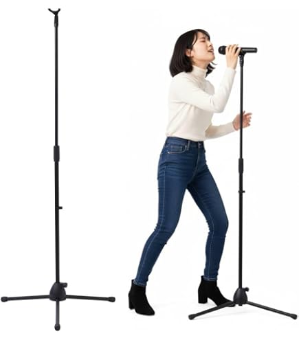 【美品】K&M ワンタッチストレートスタンド 26085B Amazon | K&M ワンタッチストレートスタンド 26085B 高さ :1060/1790mm