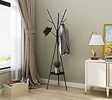 MULSH コートラック ハンガーラック 衣類 ラック 収納 MLS-TCR10 (ブラック)