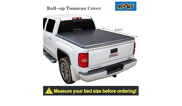 Eag 6 5 Bed Roll Up Tonneau Cover For 14 17 Gmc Sierra 1500 15 17 Sierra 2500 Auto Parts Accessories Car Truck Parts