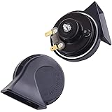 KYOUDEN 12V レクサス 純正サウンド ホーン 防水 汎用 110db 高音/低音2個セット LEXUS 車 クラクション 鋼 (トヨタ・ホンダ・ニッサン・スズキ適用)