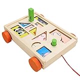 Arshiner Baby Kids Wooden Educational Learning Puzze Building Blocks Toys,32Pcs [並行輸入品]