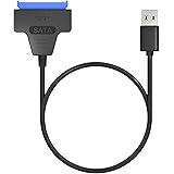 SATA変換ケーブル SATA USB変換アダプター SATA-USB3.0変換ケーブル 2.5インチHDD SSD SATA to USBケーブル 50cm