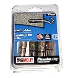 Mollyソリッドフックボルトシールドアンカー、14 x 60 mm – Pack of 4