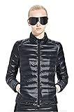 4yangメンズPackable軽量暖かいダウンPuffaジャケットパッド入りジャケットコートブラックMサイズ L ブラック