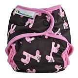 Best Bottom Cloth Diaper Shell-Snap, Pink Giraffe by bestbottom [並行輸入品]