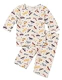 【あるこんたるこん】〈J＆T〉ベビー ルームウェア マニアカー キッズ ７分袖 ハーフパンツ ジュニア 男の子 コットン パジャマ (110)