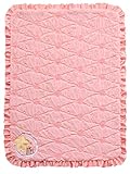 Twinkles of Joy Light Up and Musical Girls Receiving Baby Blanket, Pink Owl on the Moon by Twinkles 