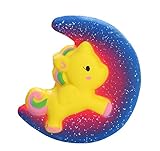 aolige Squishies Slow RisingジャンボKawaii Cute Starry Galaxy Moon Horseクリーミー香りfor KidsパーティーおもちゃStress R