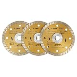 E-Value ディスクグラインダー用 ダイヤモンドカッター ウェーブタイプ 3枚組み EDW-105W-3