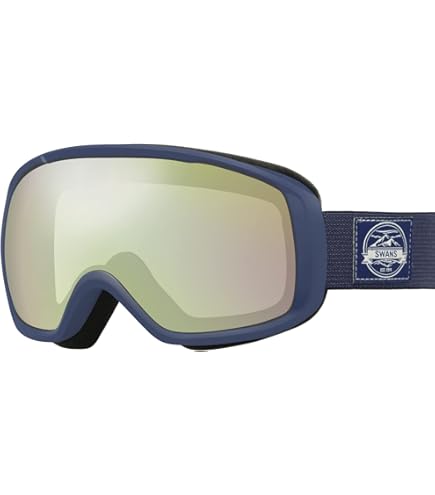 【SWANS】スノーゴーグル ミラーレンズ 専用ケース付き SWANS スワンズ スキー/スノーボード ゴーグル スノーゴーグル