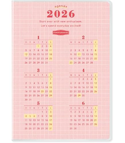 Amazon.co.jp: 2026 ダイアリー 手帳 リュリュ A5サイズ DS-2603
