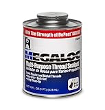 Oatey Oatey Hercules 15808 Megaloc Multi-Purpose Thread Sealant Screw Cap With Brush, 1 Pint [並行輸入品]