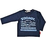 【綿100％】2017年 春物 ZOOMIC ズーミック プリント 長袖Ｔシャツ ネイビー◇95cm