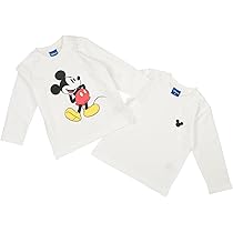ディズニーグッズ　ミッキー&ミニー　シルクプリントTシャツ　サイズ2　新品未使用 Disney】別注/ミッキーマウス/ミニーマウス/オールド