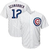 Kyle Schwarber # 12シカゴ・カブスYouthホームクールベースレプリカジャージー( Youth Medium 10 / 12 )